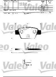 Valeo 601307 - Гальмівні колодки, дискові гальма autocars.com.ua