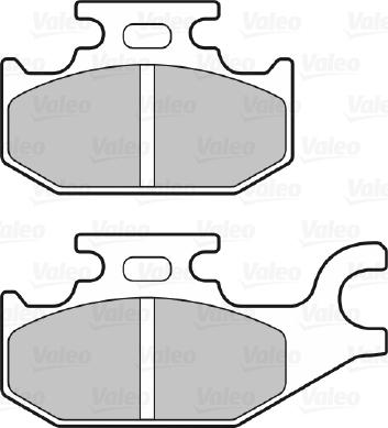 Valeo 601315 - Гальмівні колодки, дискові гальма autocars.com.ua