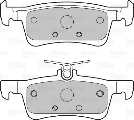 Valeo 601408 - Тормозные колодки, дисковые, комплект avtokuzovplus.com.ua