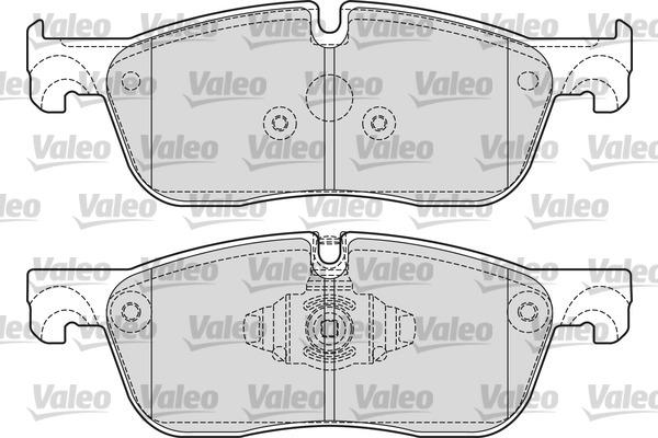 Valeo 601676 - Тормозные колодки, дисковые, комплект avtokuzovplus.com.ua