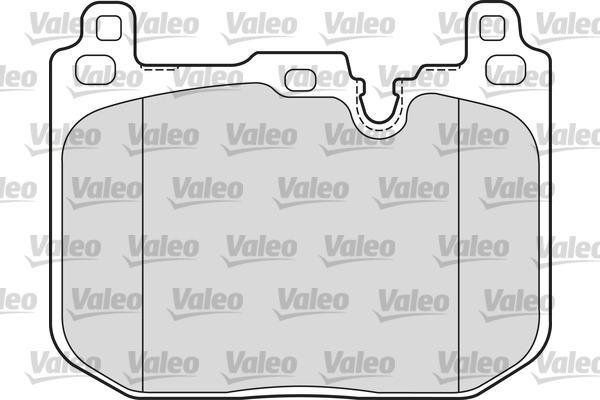 Valeo 601679 - Тормозные колодки, дисковые, комплект autodnr.net