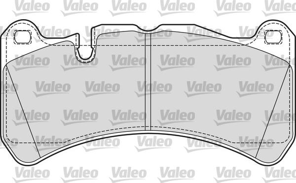 Valeo 601685 - Тормозные колодки, дисковые, комплект avtokuzovplus.com.ua