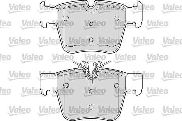 Valeo 601694 - Гальмівні колодки, дискові гальма autocars.com.ua