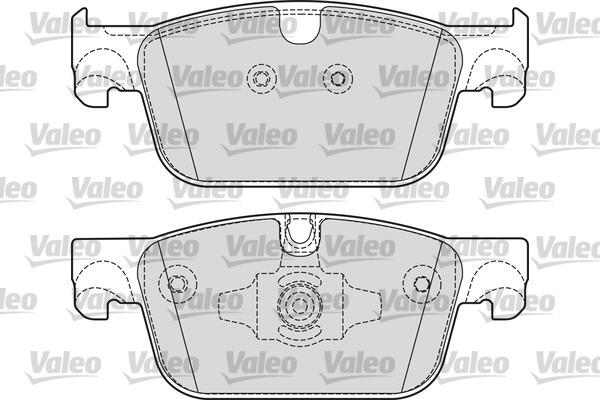 Valeo 601698 - Тормозные колодки, дисковые, комплект avtokuzovplus.com.ua