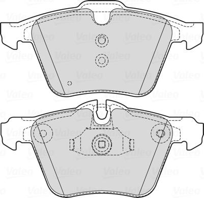 Valeo 601752 - Тормозные колодки, дисковые, комплект avtokuzovplus.com.ua