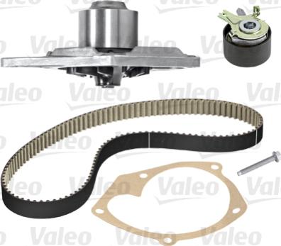 Valeo 614502 - Водяной насос + комплект зубчатого ремня autodnr.net