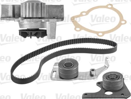 Valeo 614507 - Водяний насос + комплект зубчатого ременя autocars.com.ua