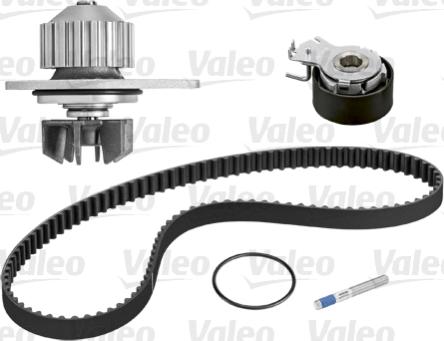 Valeo 614508 - Водяной насос + комплект зубчатого ремня autodnr.net