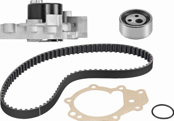 VALEO 614509 - Водяний насос + комплект зубчатого ременя autocars.com.ua