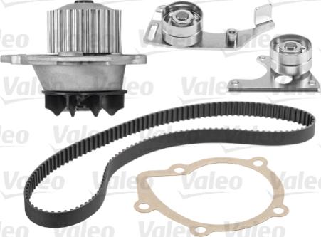 Valeo 614521 - Водяний насос + комплект зубчатого ременя autocars.com.ua