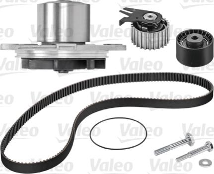 Valeo 614522 - Водяной насос + комплект зубчатого ремня avtokuzovplus.com.ua