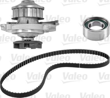 Valeo 614546 - Водяний насос + комплект зубчатого ременя autocars.com.ua