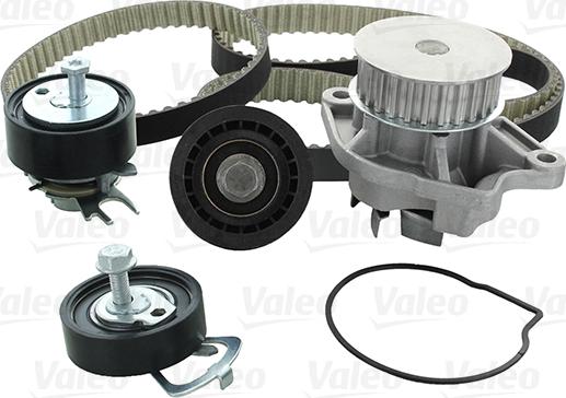 Valeo 614571 - Водяной насос + комплект зубчатого ремня autodnr.net