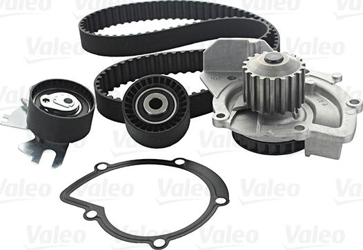 Valeo 614572 - Водяний насос + комплект зубчатого ременя autocars.com.ua