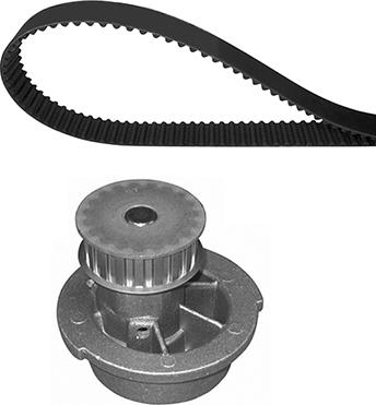 VALEO 614653 - Водяний насос + комплект зубчатого ременя autocars.com.ua