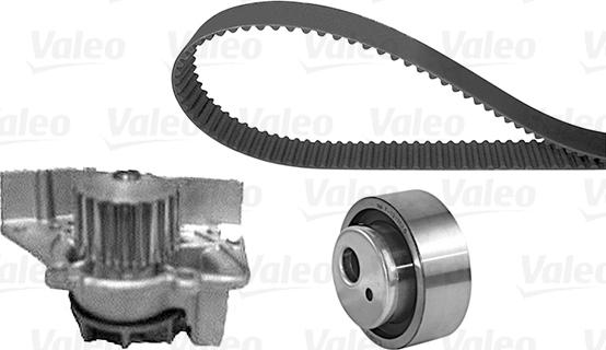 VALEO 614676 - Водяний насос + комплект зубчатого ременя autocars.com.ua