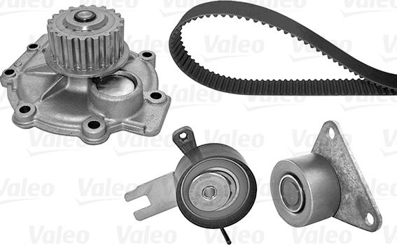 Valeo 614686 - Водяной насос + комплект зубчатого ремня avtokuzovplus.com.ua