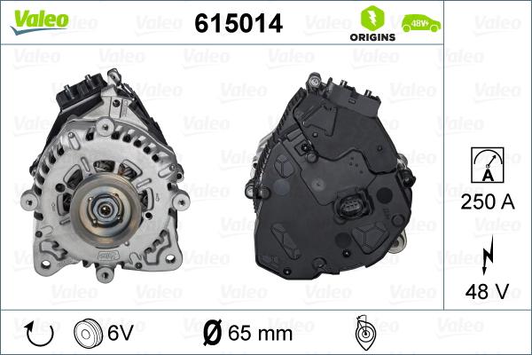 VALEO 615014 - Пусковий генератор autocars.com.ua