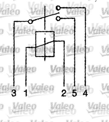 Valeo 643822 - Реле, робочий струм autocars.com.ua