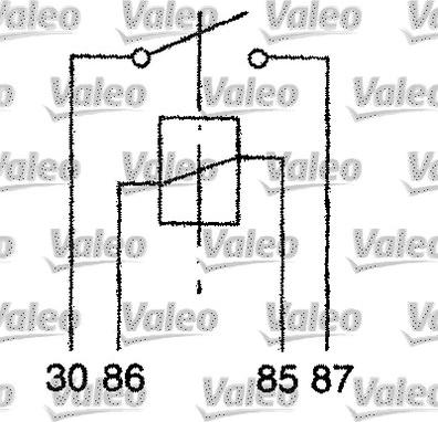 Valeo 643828 - Реле, робочий струм autocars.com.ua