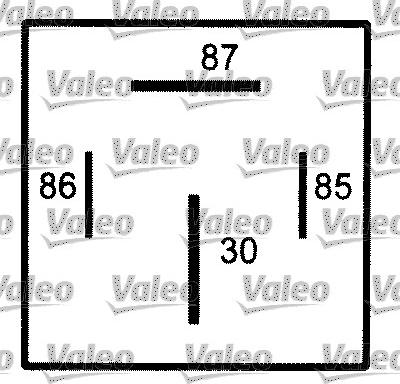 Valeo 643828 - Реле, робочий струм autocars.com.ua