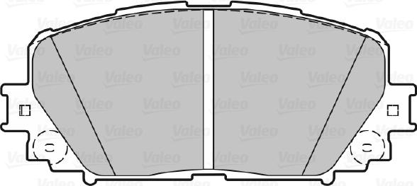 Valeo 670029 - Гальмівні колодки, дискові гальма autocars.com.ua