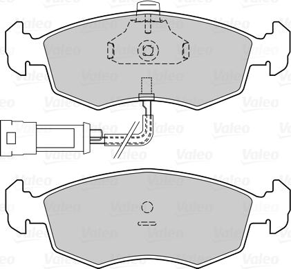 Valeo 670120 - Тормозные колодки, дисковые, комплект avtokuzovplus.com.ua