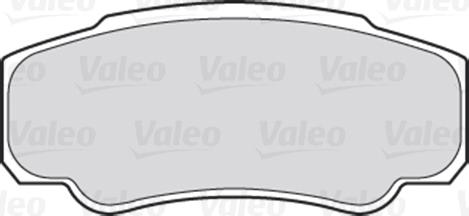 Valeo 670570 - Тормозные колодки, дисковые, комплект avtokuzovplus.com.ua