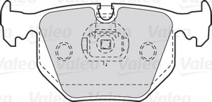 Valeo 670580 - Тормозные колодки, дисковые, комплект autodnr.net