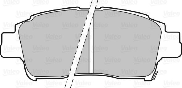 Valeo 670606 - Гальмівні колодки, дискові гальма autocars.com.ua