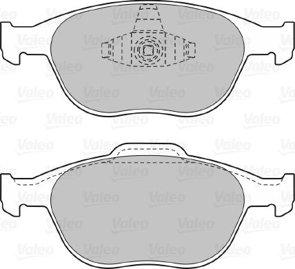 Valeo 670639 - Тормозные колодки, дисковые, комплект avtokuzovplus.com.ua