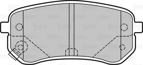 Valeo 670706 - Тормозные колодки, дисковые, комплект autodnr.net
