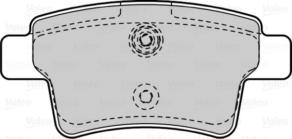 Valeo 670936 - Тормозные колодки, дисковые, комплект avtokuzovplus.com.ua