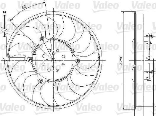 Valeo 696018 - Вентилятор, охолодження двигуна autocars.com.ua