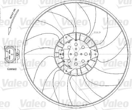 Valeo 696028 - Вентилятор, охлаждение двигателя autodnr.net