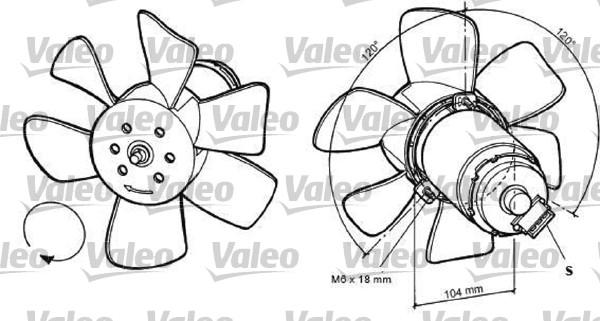 Valeo 696031 - Вентилятор, охолодження двигуна autocars.com.ua