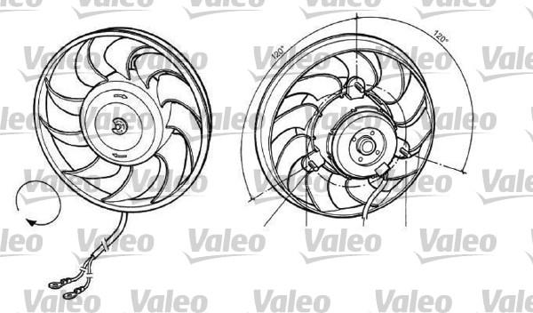 Valeo 696036 - Вентилятор, охлаждение двигателя autodnr.net