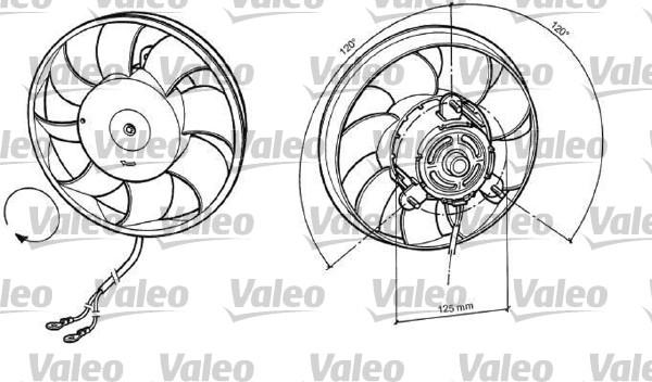 Valeo 696037 - Вентилятор, охлаждение двигателя autodnr.net