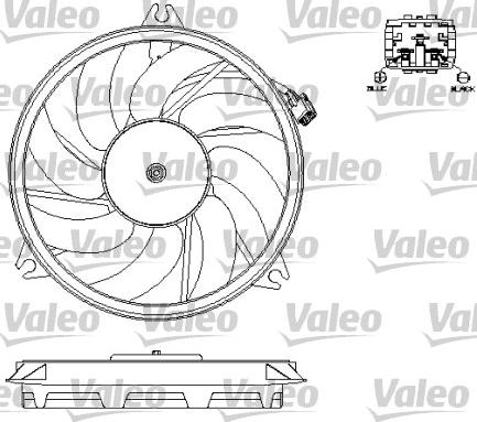 Valeo 696073 - Вентилятор, охолодження двигуна autocars.com.ua
