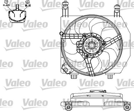 Valeo 696158 - Вентилятор, охолодження двигуна autocars.com.ua