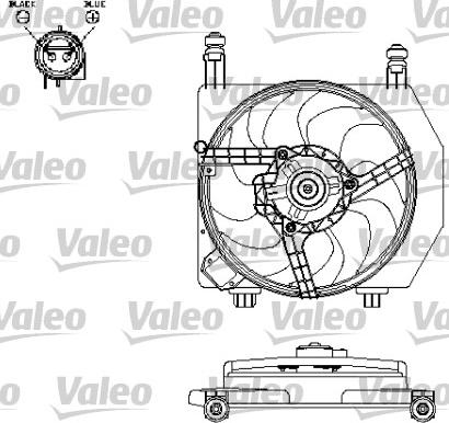 Valeo 696159 - Вентилятор, охолодження двигуна autocars.com.ua
