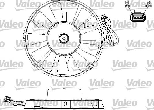 Valeo 696172 - Вентилятор, охолодження двигуна autocars.com.ua