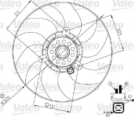 Valeo 696190 - Вентилятор, охолодження двигуна autocars.com.ua