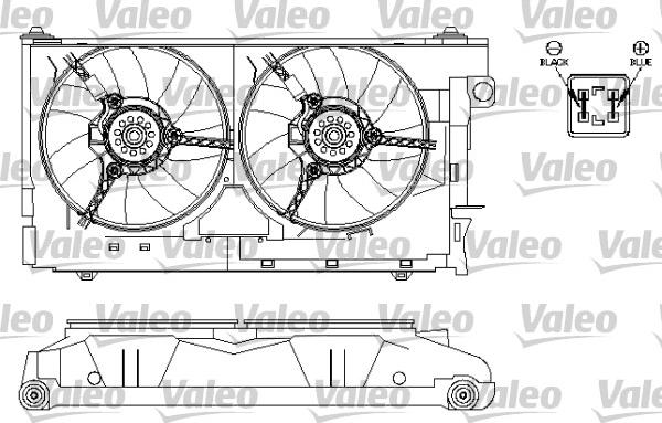 Valeo 696212 - Вентилятор, охлаждение двигателя autodnr.net
