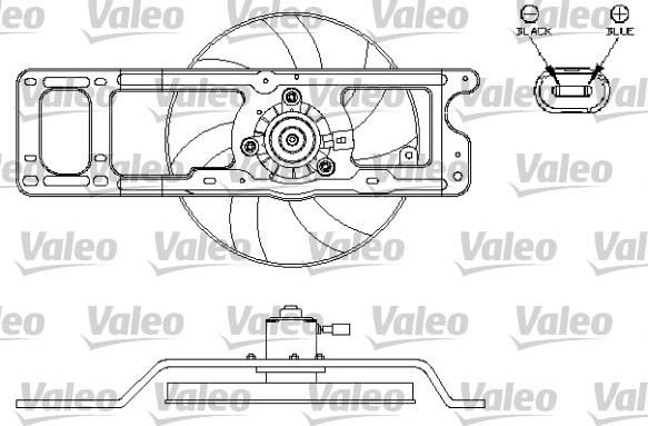 Valeo 696216 - Вентилятор, охолодження двигуна autocars.com.ua
