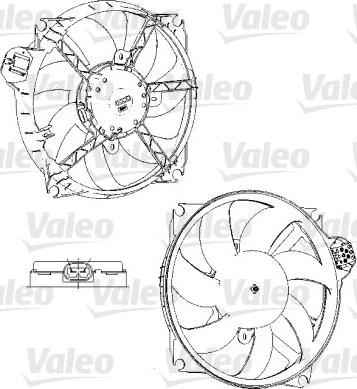 Valeo 696229 - Вентилятор, охлаждение двигателя autodnr.net