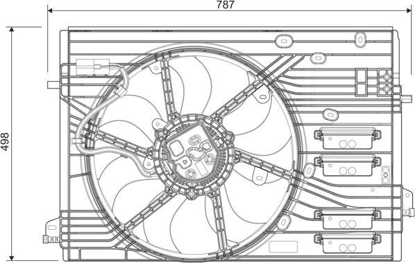 VALEO 696456 - Вентилятор, охолодження двигуна autocars.com.ua