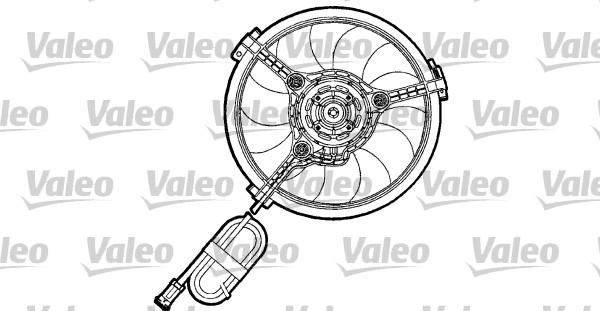 Valeo 698155 - Вентилятор, охлаждение двигателя avtokuzovplus.com.ua