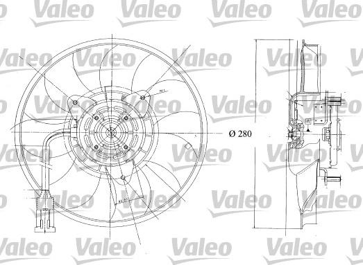 Valeo 698350 - Вентилятор, охолодження двигуна autocars.com.ua