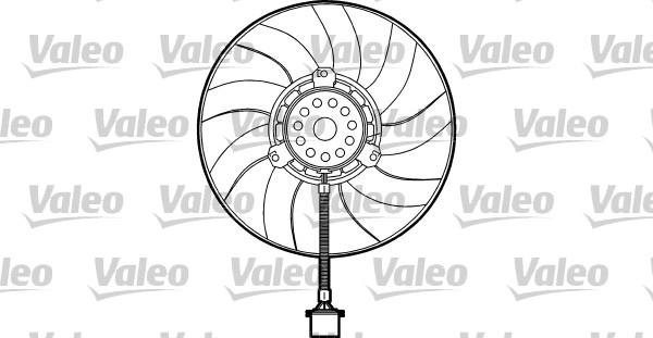 Valeo 698373 - Вентилятор, охолодження двигуна autocars.com.ua